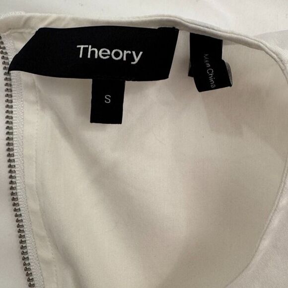 Theory Carrian Peplum Top, Size S - Picture 8 of 11